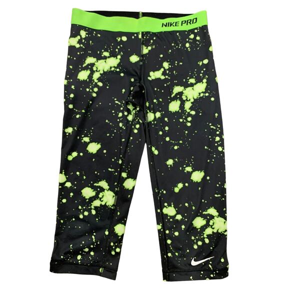 Nike Pro Womans Workout Exercise Capris Size Medium - Picture 1 of 5